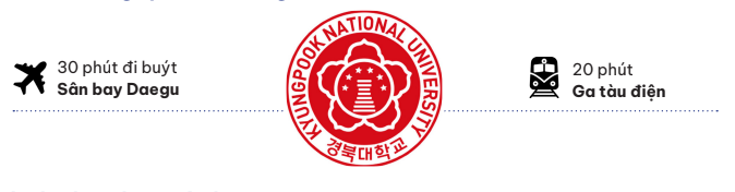 Giao thông quanh trường Đại học Quốc gia Kyungpook